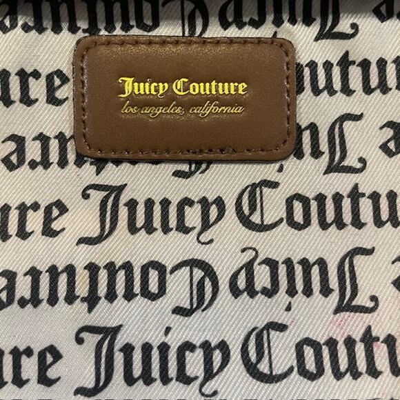Juicy Couture Purse in Chestnut Chino With Signature Logo - Picture 6 of 12